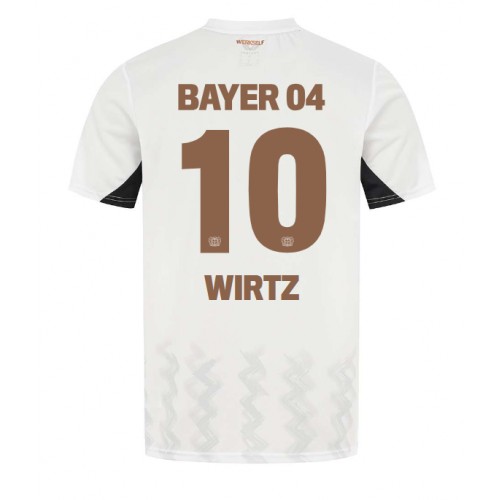 Fotbalové Dres Bayer Leverkusen Florian Wirtz #10 Venkovní 2024-25 Krátký Rukáv